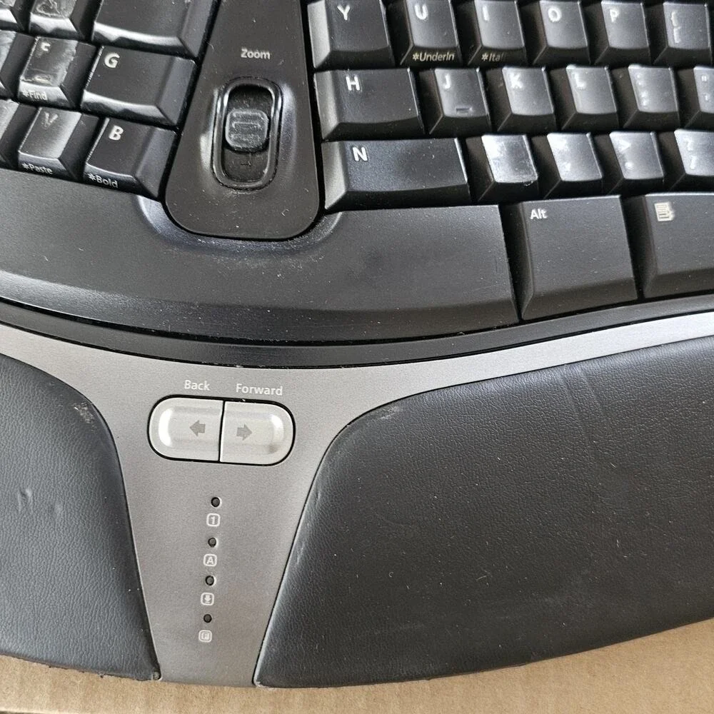 Microsoft keyboard used